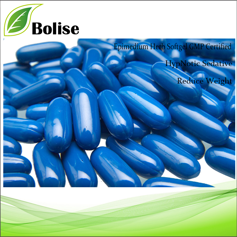 Epimedium Herb Softgel GMP Certified