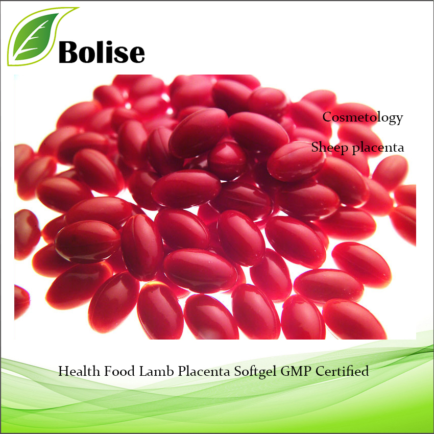 Health Food Lamb Placenta Softgel GMP Certified