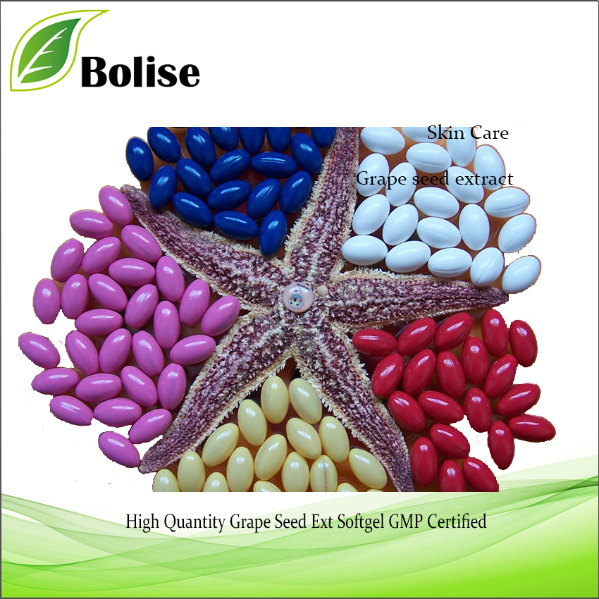 High Quantity Grape Seed Ext Softgel GMP Certified